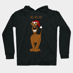 Irish Terrier Santa Claus Hoodie